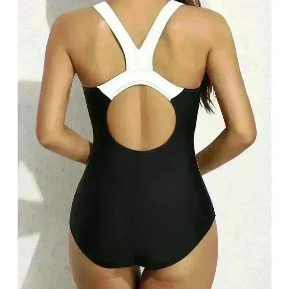 Attraco Athletic One Piece Swimsuit Racerback NWT Size Large - Picture 3 of 11